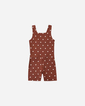 Load image into Gallery viewer, Rylee + Cru Malibu stretch spandex kids bodysuit in brick red heart print.