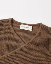 Load image into Gallery viewer, Knit Wrap Top - Cocoa