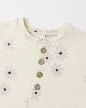 Load image into Gallery viewer, Relaxed Fleece Jumpsuit - Blue Daisy