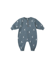 Load image into Gallery viewer, Relaxed Fleece Jumpsuit - Silver Moons