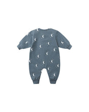 Load image into Gallery viewer, Relaxed Fleece Jumpsuit - Silver Moons