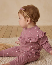 Load image into Gallery viewer, Ruffle Fleece Sweatshirt - Polka Dots