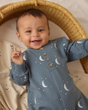 Load image into Gallery viewer, Relaxed Fleece Jumpsuit - Silver Moons