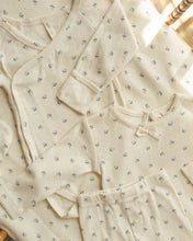 Load image into Gallery viewer, Pointelle Long Sleeve Tee + Legging - Blue Ditsy