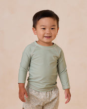 Load image into Gallery viewer, Rashguard - Sage - SIZE 6-12 MONTHS