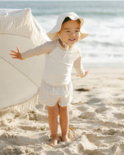 Load image into Gallery viewer, Sun Hat - Oat Check - SIZE 6-12 MONTHS
