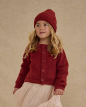 Load image into Gallery viewer, Fuzzy Cardigan - Ruby