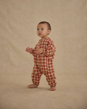 Load image into Gallery viewer, Relaxed Woven Jumpsuit - Red Plaid