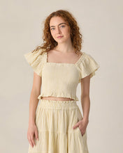 Load image into Gallery viewer, Women's Zayla Top - Citron Stripe