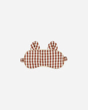 Load image into Gallery viewer, Sleep Mask - Brick Gingham
