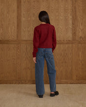 Load image into Gallery viewer, Fuzzy Cardigan - Ruby - SIZE 10 YR