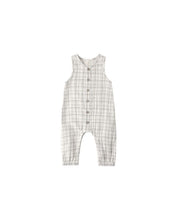 Load image into Gallery viewer, Woven Jumpsuit - Blue Plaid