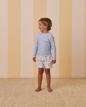 Load image into Gallery viewer, Swim Trunk - Blue Stripe - SIZE 8-9 YR