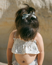 Load image into Gallery viewer, Smoked Ruffle Bikini - Blue Blossom - SIZE 18-24M