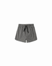Load image into Gallery viewer, Swim Trunk - Black Gingham