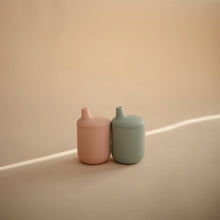 Load image into Gallery viewer, Silicone Sippy Cup - Cambridge Blue