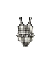 Load image into Gallery viewer, Skirted One Piece - Black Gingham
