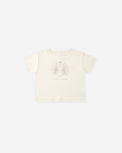 Load image into Gallery viewer, Quincy Mae organic cotton boxy t-shirt with Little Turkey graphic print.
