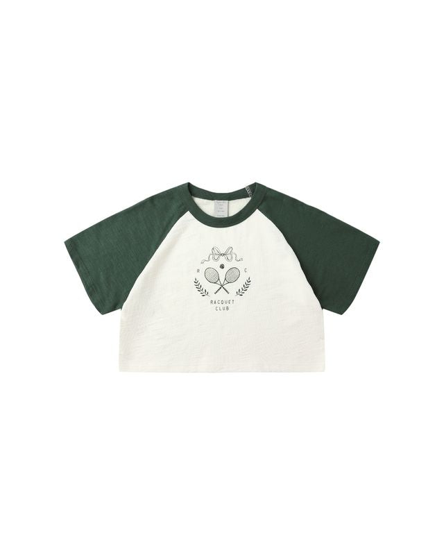 Raglan Crop Tee - Racquet Club