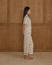 Load image into Gallery viewer, Woven Pajama Set - Blue Floral - SIZE 10 YR
