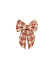 Load image into Gallery viewer, Oversized Bow - Red Plaid
