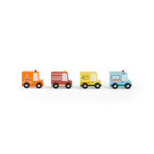 Load image into Gallery viewer, Avenue Du Moulin - Set of 4 Wooden Trucks
