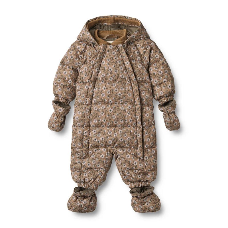 Puffer Baby Suit Edem - Caramel Anemone