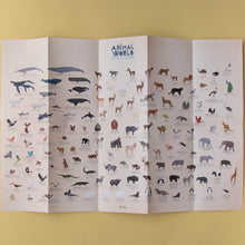 Load image into Gallery viewer, Animal World Poster &amp; Stickers
