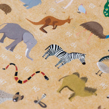Load image into Gallery viewer, Animal World Poster &amp; Stickers
