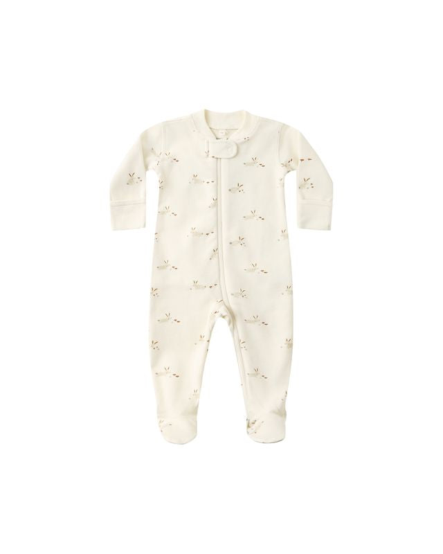 Zip Long Sleeve Sleeper Footie - Bunnies