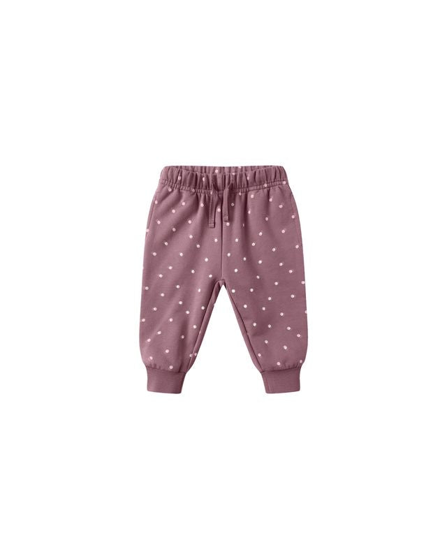 Relaxed Fleece Sweatpant - Polka Dot