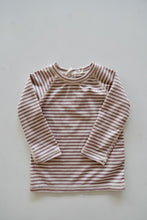 Load image into Gallery viewer, Quincy Mae - Striped Rash Guard - Size 6-12 Months
