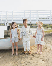 Load image into Gallery viewer, Knit Vest Set - Marine Stripe
