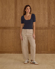 Load image into Gallery viewer, Women&#39;s Scallop Tee - Navy
