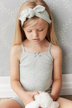 Load image into Gallery viewer, Baby Blue children&#39;s tank top with a white floral all over print.
