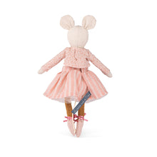 Load image into Gallery viewer, Soft and plush mouse doll Anna with pink top and skirt
