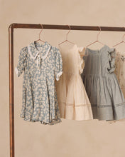 Load image into Gallery viewer, Sara Dress - Aqua Ditsy
