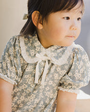 Load image into Gallery viewer, Sara Dress - Aqua Ditsy
