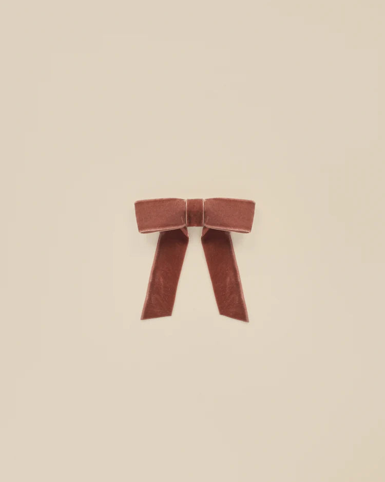 Velvet Bow - Poppy