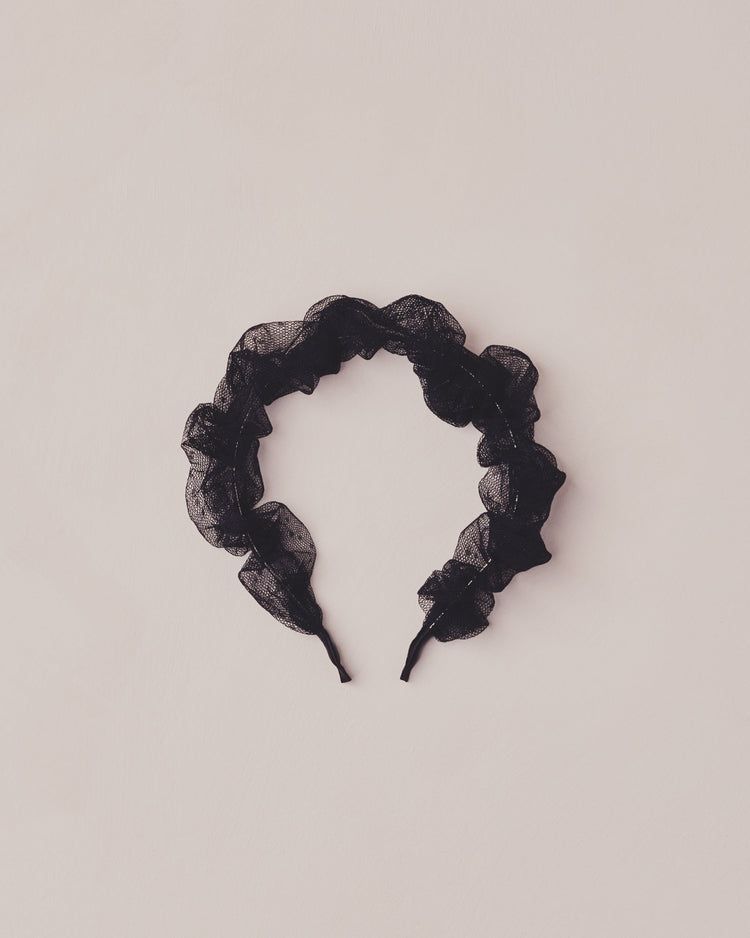 Gathered Headband - Black