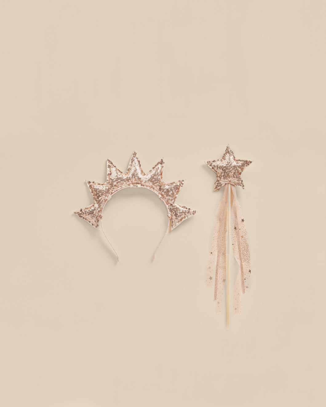 Sun Crown And Wand - Dusty Rose