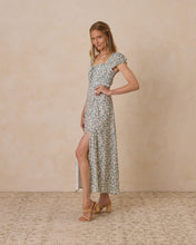 Load image into Gallery viewer, Women&#39;s Nancy Dress - Aqua Ditsy
