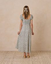 Load image into Gallery viewer, Women&#39;s Nancy Dress - Aqua Ditsy
