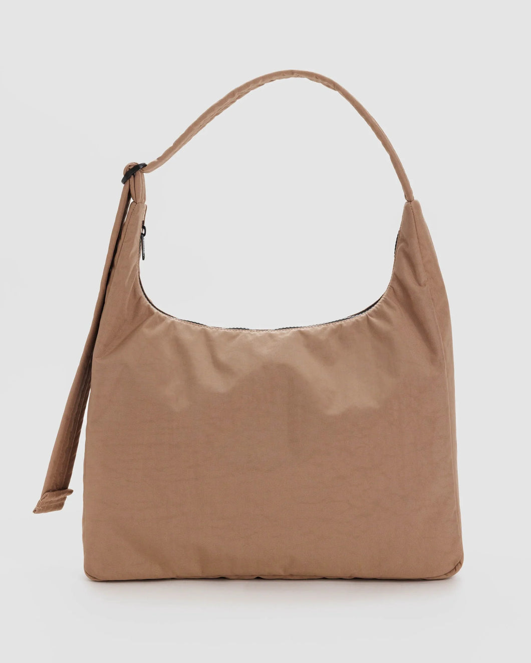 Beige coloured Nylon Shoulder bag.