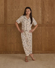 Load image into Gallery viewer, Woven Pajama Set - Blue Floral - SIZE 10 YR
