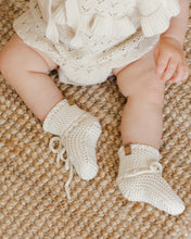 Load image into Gallery viewer, Knit Booties - Natural
