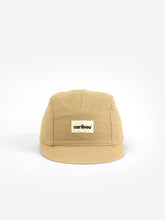 Load image into Gallery viewer, Baby cap featuring a beige colour and five panel design.
