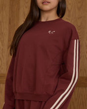 Load image into Gallery viewer, Oversized Sweatshirt - Burgundy - SIZE 10 YR
