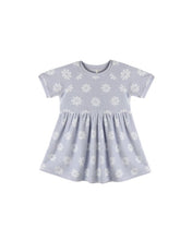 Load image into Gallery viewer, Raglan Dress - Periwinkle Daisy
