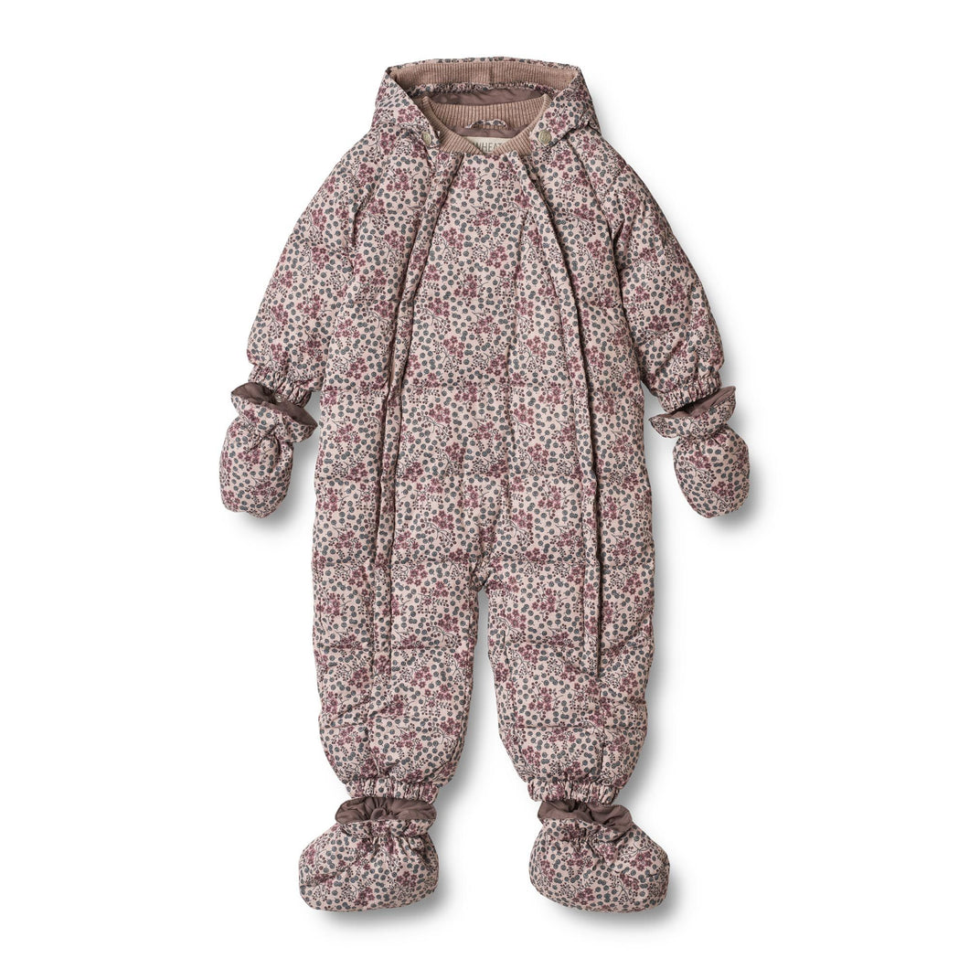Puffer Baby Suit Edem - Pale Lilac Berries